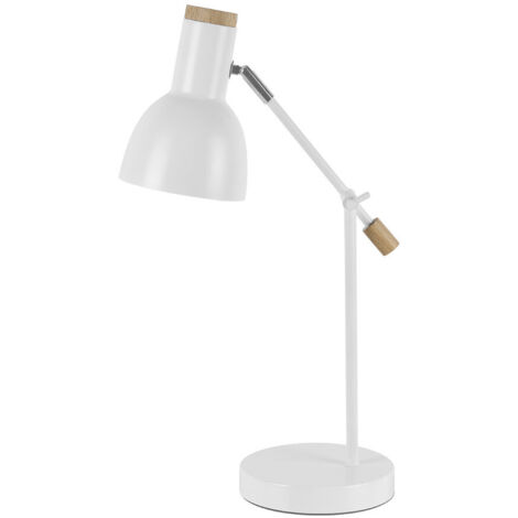 Flexo Tejo 1xe27 Blanco/haya Orientable 50x15x16,5cm