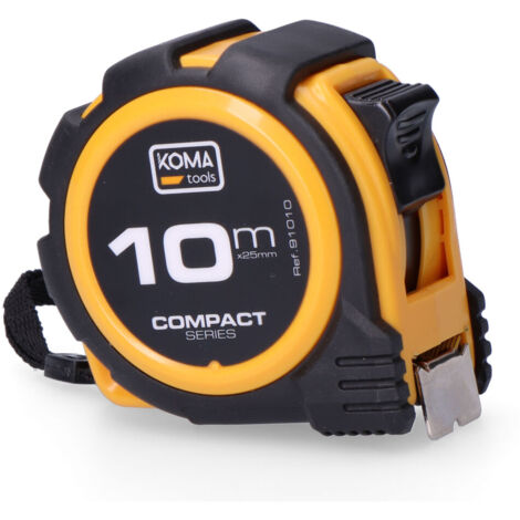 Flexometre 10m X 25mm Abs Compact Koma Tools