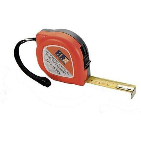 FLEXOMÈTRE À RUBAN MÉTALLIQUE 3 M. ALYCO ORANGE