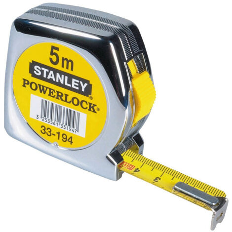 Flexometre Powerlock Classique 5m X 19mm 0-33-194 Stanley