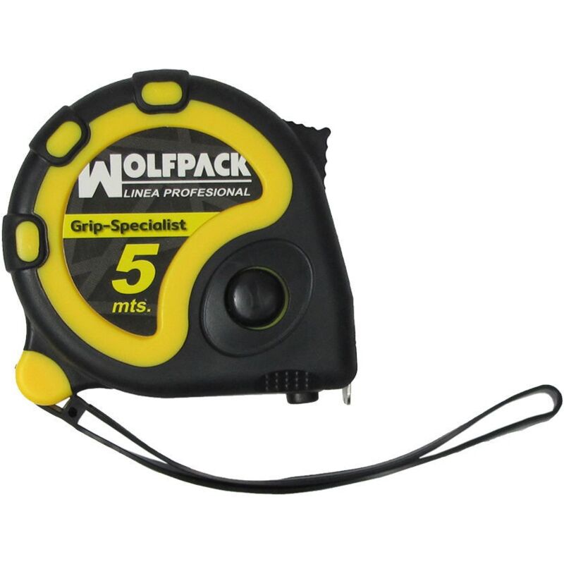 

Flexometro 5 metros con freno grip special - Wolfpack