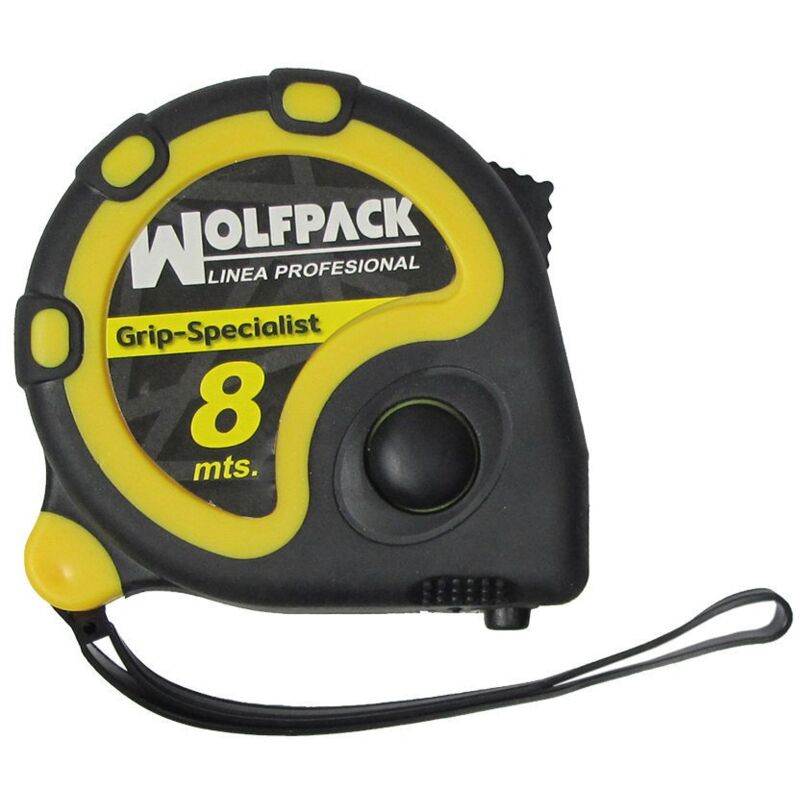 

Flexometro 8 metros con freno grip special - Wolfpack