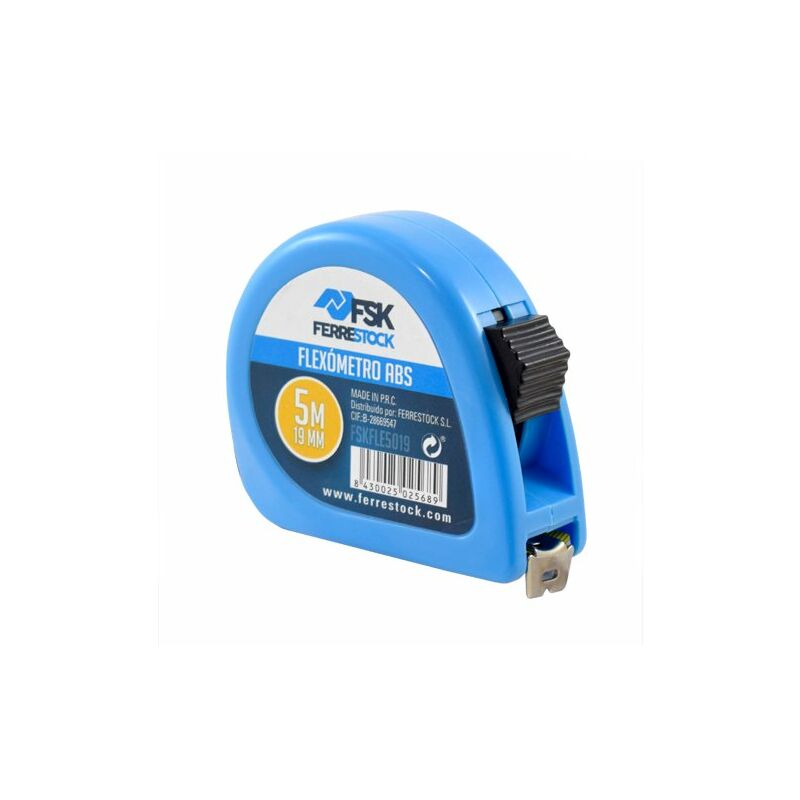 

FSKFLE5019 Flexómetro fabricado en ABS con freno 5mX19mm - Ferrestock