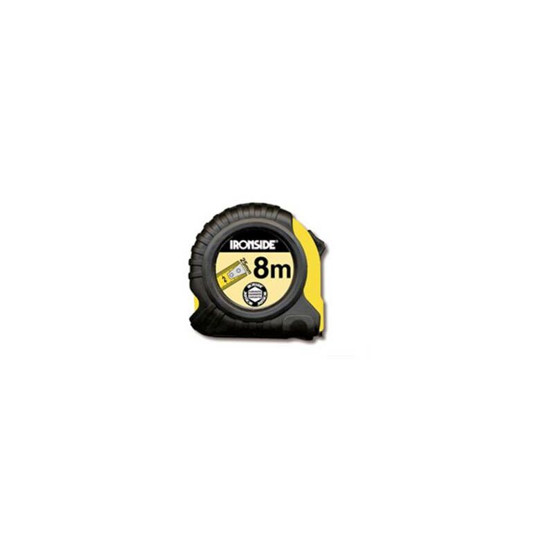 

Flexometro abs/caucho con freno 8mx25mm - Ironside