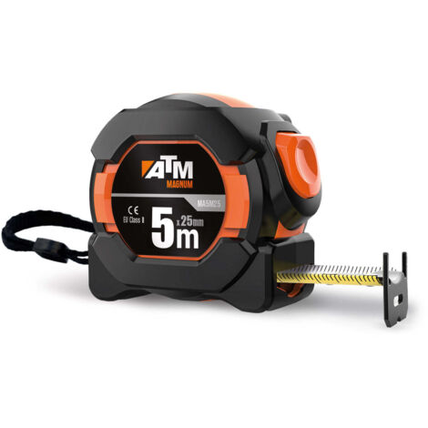 Flexómetro ATM 3m x 16mm con freno automático y diseño ergonómico