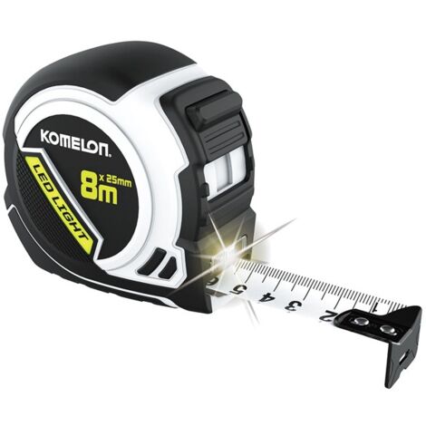 FLEXOMETRO D. CARA LED CLIP - 8MTX25 MM