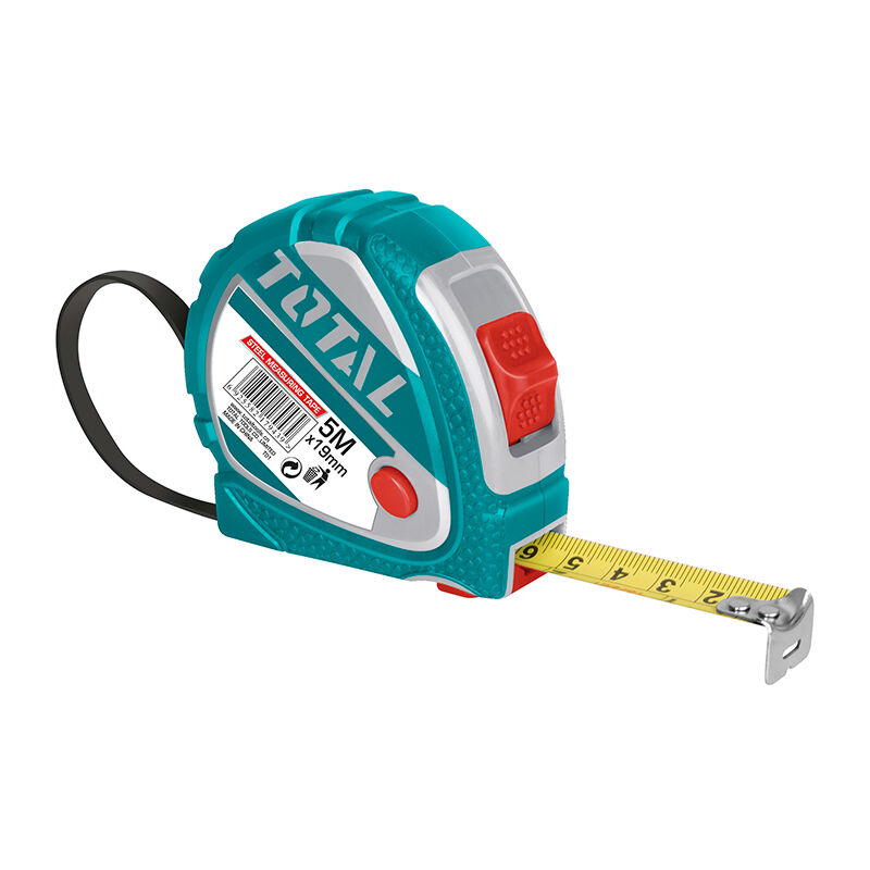 

Flexómetro engomado boton Stop 5 Mtx19mm TMT126051 - Total Tools