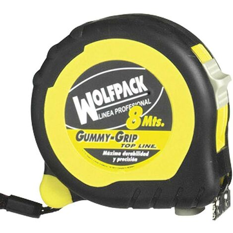 flexometro magnetico grip topline con freno 8 metros / 25 mm.