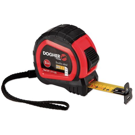 Flexómetro prof. ambas caras 5m  DOGHER 771-05