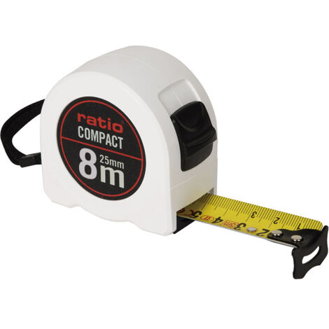 Flexómetro RATIO COMPACT 8 m x 25 mm -