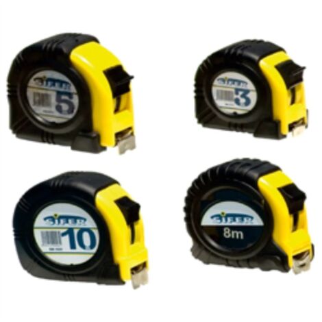 Flexómetro SIFER Forro de Caucho 10 m x 25mm BM 1025