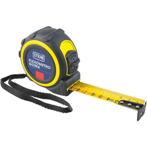 Flexómetro Stein con Funda de Goma 8m x 25mm Sin Imán
