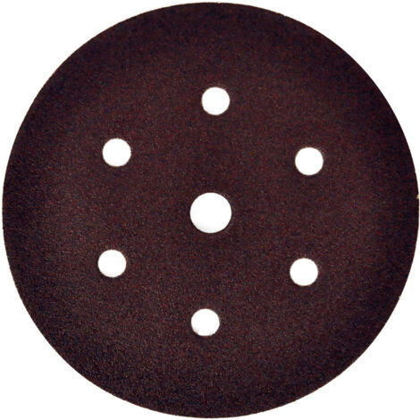 Flexovit Disco Abrasivo Velcrato 'P64E' Mm 150 X14 - Grana 100 Cf. 50 Pz