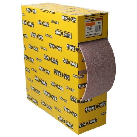 FLEXOVIT rollo lija espuma p37c 115mmx25m p320 flexovit , 0CAJA