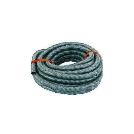 Flexschlauch verstärkt PVC grau Durchmesser 40 mm, der Meter.