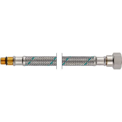 Flex.TW-Verbindungsschl. 300mm,DN8, m.VS M10 AG x 3/8" Überwurf, NEOFLEX