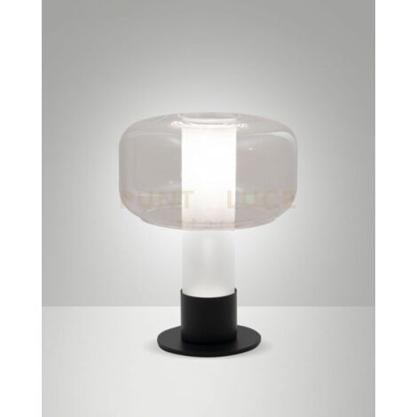 FLICK LAMPADA DA TAVOLO TRASPARENTE 1 LUCE ATTACCO E14 DIMMERABILE