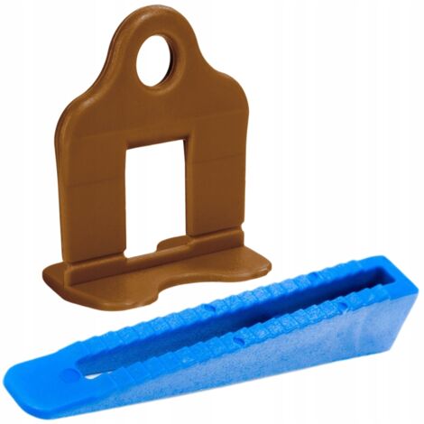 Fliesen-Nivelliersystem Simplefix braun 2mm 500 Clips+100 Keile