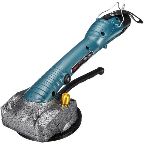 INSMA Fliesen Saugnapf Automatische Nivelliermaschine 2 Batterien Elektrischer Vibrator Fliesenlegerwerkzeuge 40KG max. Fantablau