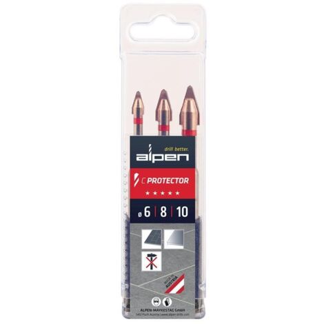 Fliesenbohrersatz C PROTECTOR 3-tlg. 6-8-10