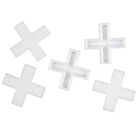 Fliesenkreuze 200Stk 2,5mm Kunststoff Fliesenwerkzeug Fliesenkeile Fugenkeile