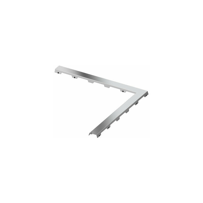 

Tapa de la línea de drenaje drainline de acero II para el canal de ángulo de 90°, 610982, 900mm, pulido. - 610982 - Tece