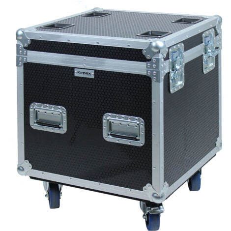 Flight case type malle 60 x 60 x 60 cm + rangement intérieur