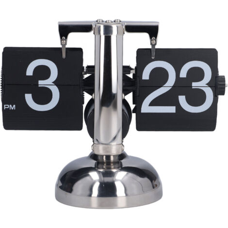 Flip Clock Accurate Time Unique Fashionable Retro Automatic Page Turning Quartz Clock for Home Office Gifts Decoration