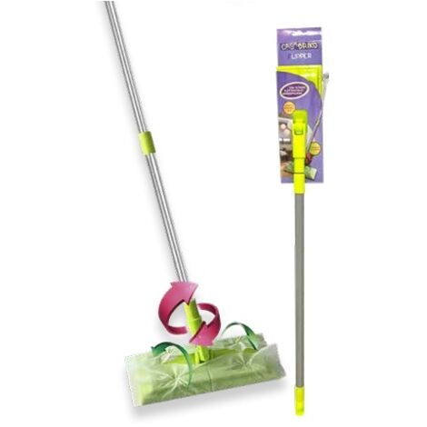 FLIPPER SET PULIZIA CATTURA POLVERE CON10 PANNI ELETTROSTATICI E MANICO TELESCOPICO