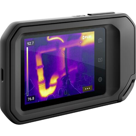 Flir – Caméra thermique compacte C3X – Résolution 128 x 96 pixels – Plage de mesure -20 à 300 °C – Connectivité Bluetooth et Wi-Fi