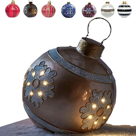 FlkwoH Lumière de Décoration de Noël ,2m 10 LED Guirlande lumineuse de Noël Imperméable Père ，étanche, jardin, Terrasse fête, Noël, Intérieur, Extérieur décoration