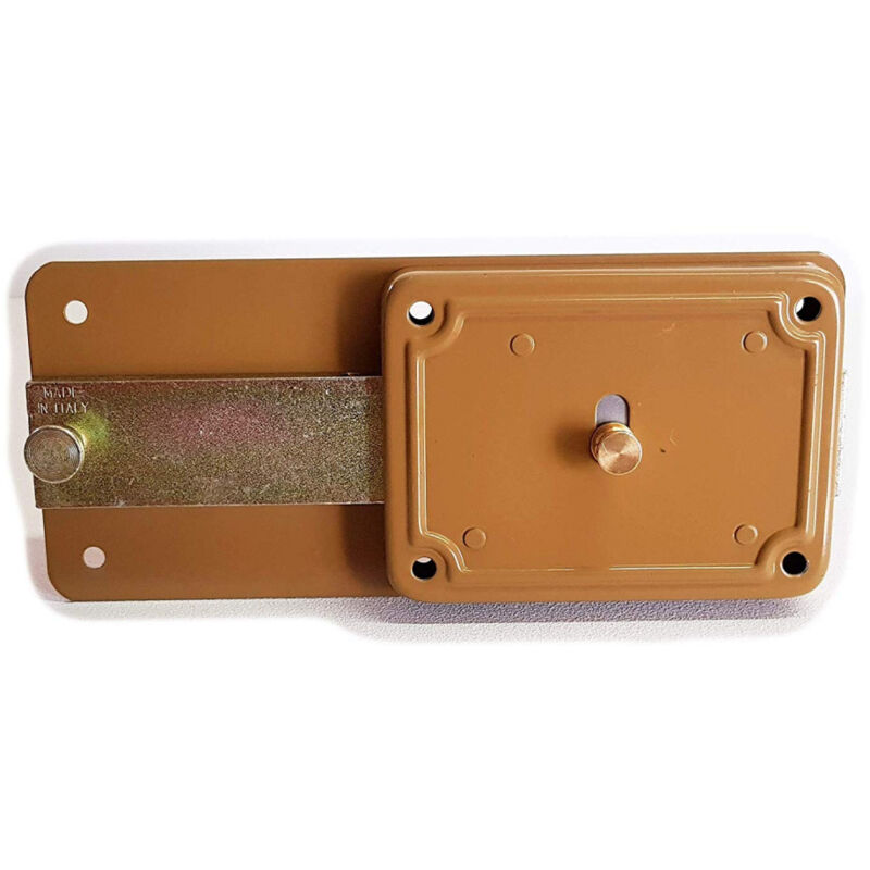 Aflex - Facchinetti serratura a spingere destra 60mm ferroglietto cilindro fisso 6 mandate senza scrocco