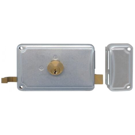 F.lli Facchinetti SERRATURA FERRO APPL. 2M+S ZINCATA Art. P27 E.50 Sx F.lli Facchinetti