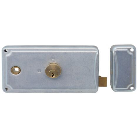 F.lli Facchinetti SERRATURA FERRO APPL. 3M+S ZINCATA Art. P38 E.70 Sx F.lli Facchinetti