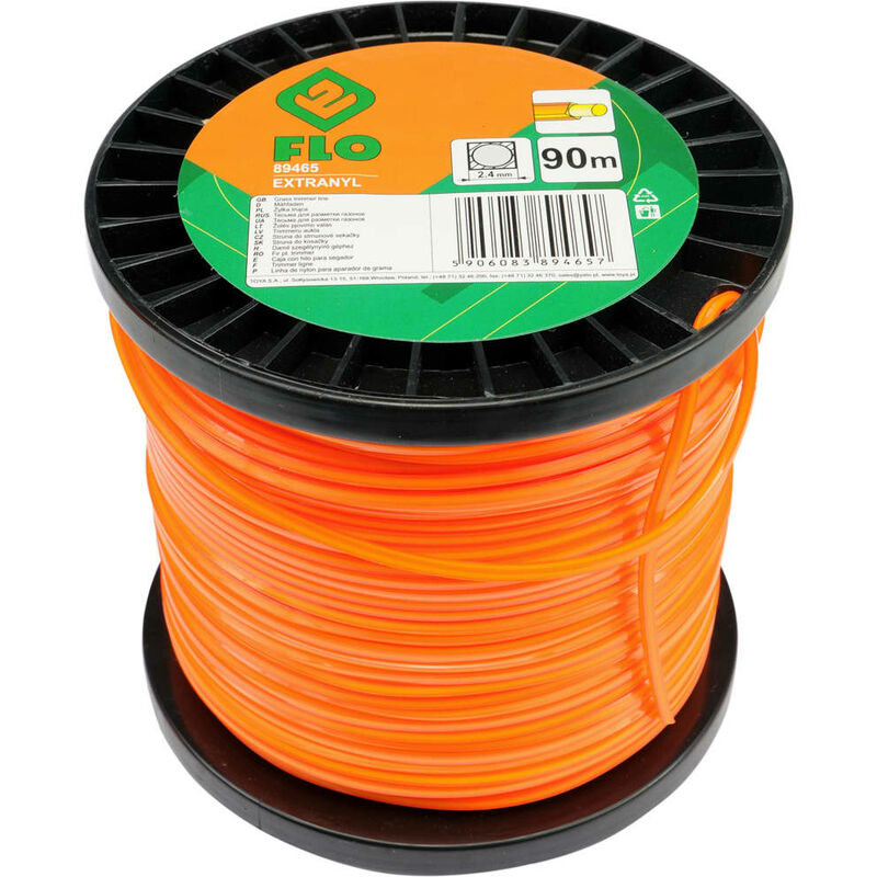 

FLO Cable de cortacésped Extranyl naranja 2,4 mm 90 m