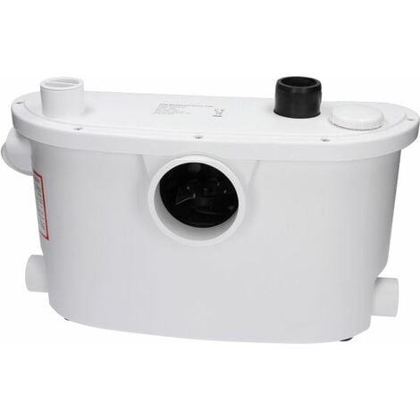 Aquari Max Domestic Sanitary Macerator Waste Pump White 4 Inlets