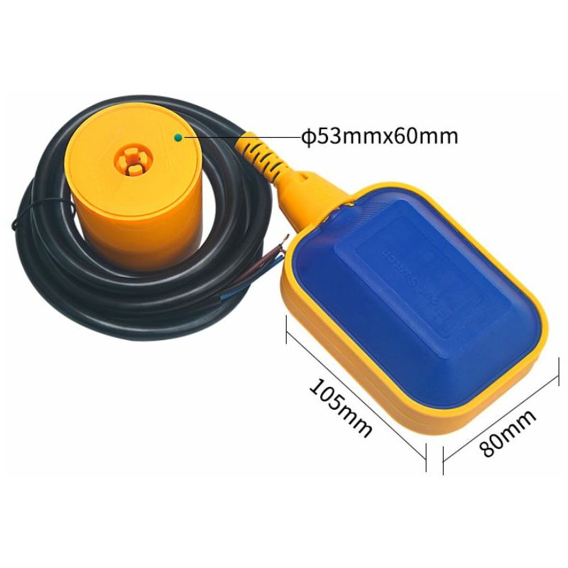 Float switch with 2m cable, 220V 4A float switch automatically control water tank pump water level controller