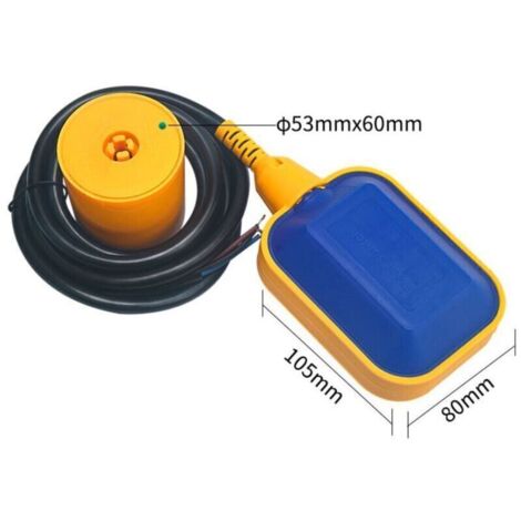 Float switch with 2m cable, 220V 4A float switch automatically controls the water level regulator of the water tank pump