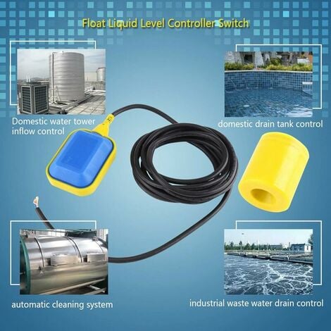 HOOPZI Float Water Level Switch with 6M Cable for Tank Pump