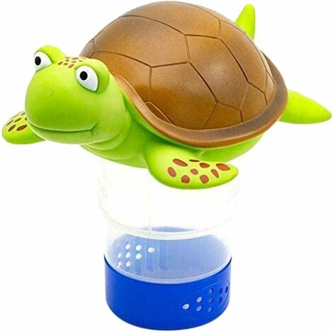 Floating Chlorine Dispenser Chlorine Diffuser Animal Shape Swimming Pool Chlorine Dispenser, for Indoor and Outdoor Swimming Pools, Hot Tub, Spa, 23.7x18x15cm