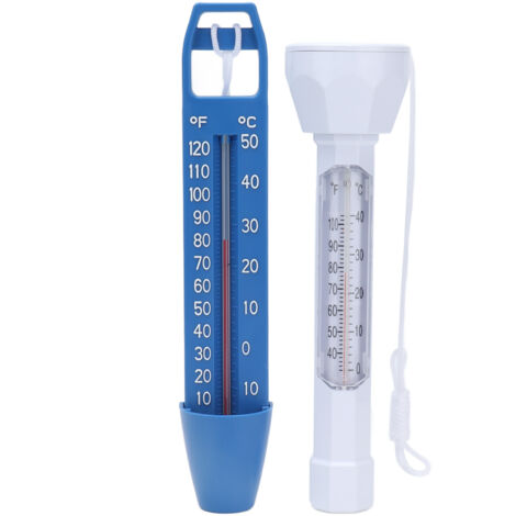 Floating Pool Thermometer Set Multi Unit Durable Waterproof Water Thermometer with Lanyard