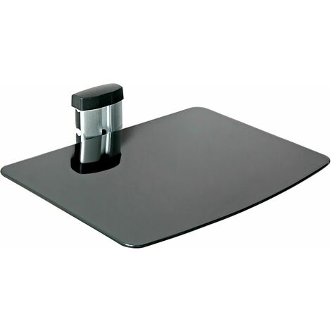 Floating shelf with 1 compartment for a DVD player and receiver model 1 - wall shelf, wall mounted shelf, hanging shelf