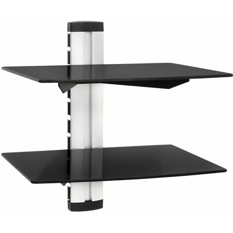 Floating shelves with 2 compartments model 1 - wall shelf, wall mounted shelf, hanging shelf