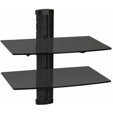 Floating shelves with 2 tiers model 3 - wall shelf, wall mounted shelf, hanging shelf