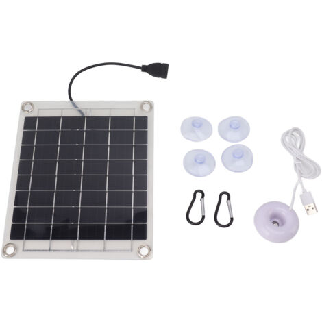 Floating Water Humidifier 20W Double Sided Solar Panel Portable USB Mini Atomization Spray Humidifier for Home Car
