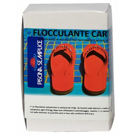 FLOCCULANTE CARTUCCE 1 pz. (8X125gr)