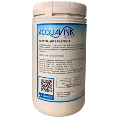 Flocculante in pastiglie da 100g confezione da 1Kg