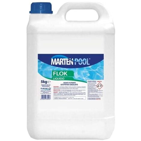 FLOCCULANTE LIQUIDO x PISCINE PISCINA - 5kg - MARTEN POOL