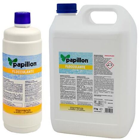 FLOCCULANTE PER PISCINA LIQUIDO 5 KG PAPILLON