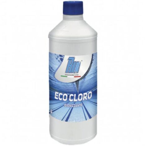 FLOCCULANTE PISCINE TRATTAMENTO LIQUIDO PISCINA ECO CLORO 1Kg RIO